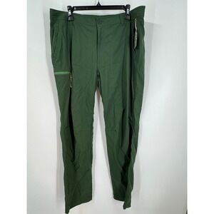 REI Co-op‎ Trailmade Pants Men's 38x32 Green Lightweight UPF 50+ Hiking Travel